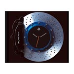 Brake Disc Clock Black