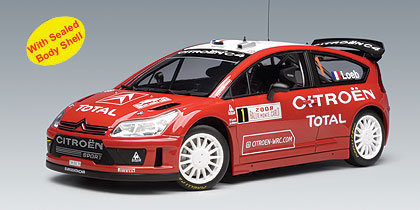 AUTOart Citroen C4 WRC #1 Winner Monte Carlo 2008 S.Loeb