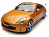 Die-cast Model Nissan Fairlady Z (1:18 scale in Gold)