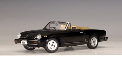 AUTOart Fiat 124 Spider in Black