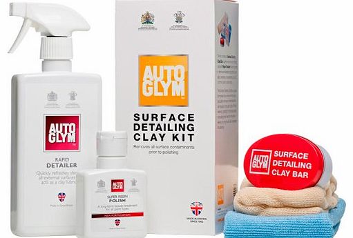 Autoglym Surface Detailing Clay Kit (5 Pieces)