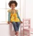 Autograph 2 Piece Woven Blouse with Jeans Outfit