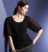 Autograph Embroidered Short Sleeve Blouse