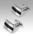 Onyx Stripe Cufflinks