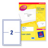 Avery Addressing Labels Laser Jam-free 2 per