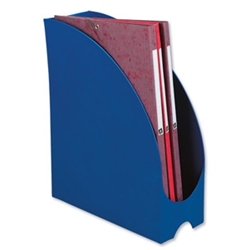 Desktop Blue Magazine Rack Jumbo