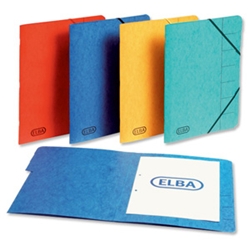 Elba Organiser File Pressboard Elasticated