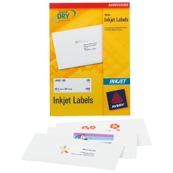 Avery Inkjet Address Labels 38 x 99 mm 14 Labels