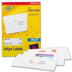 Avery Inkjet Labels 38 x 99mm 14 Labels Per