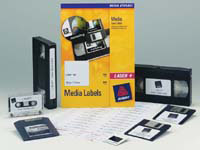 AVERY L7171 lever arch file white laser labels,