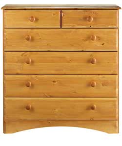 Aviemore 4 plus 2 Drawer Chest - Pine