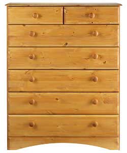 Aviemore 5 plus 2 Drawer Chest - Pine