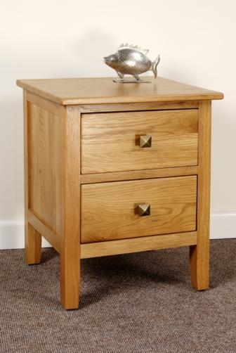 2 Drawer Bedside Cabinet