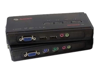 Avocent SwitchView 100 Series Desktop KVM Switch - KVM / audio switch - 4 ports