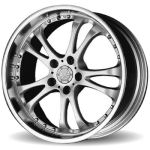 AXE AP30 Hyper Silver Mirror Rim Wheels Only