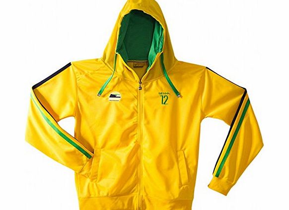 Ayrton Senna Hooded Jacket Helmet Hoodie (L)