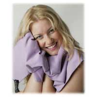 Nobac Anti-Bacterial Travel Face Towel Violet - 40 x 90 cm