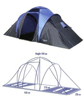 Aztec Terreno 4 Tent