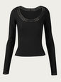 AZZEDINE ALAIA KNITWEAR BLACK 36 FR ALA-U-GAS98