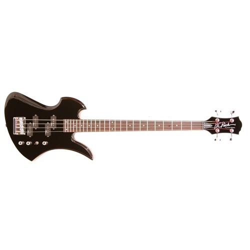 B C Rich Platinum Mockingbird Bass - Black