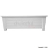 B-Line Bianca White Rectangular Planter