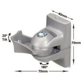 BT33 Single Speaker Wall Mount (Silver)