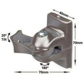 BT332 Pair Of Speaker Wall Mounts (Silver)