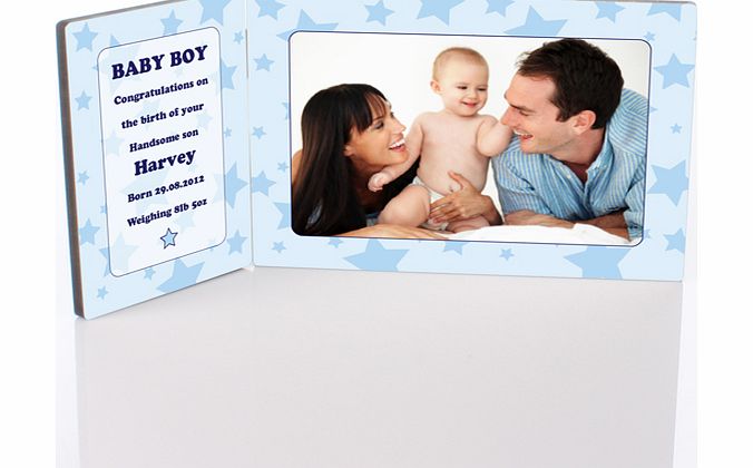 Boy Photo Message Plaque