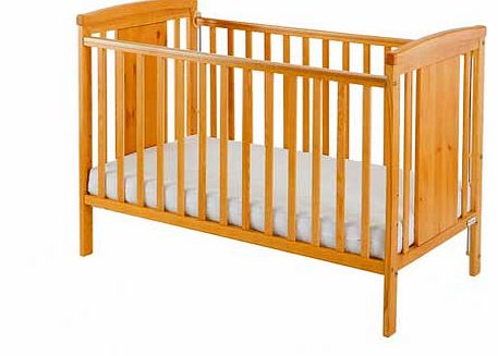 Baby Elegance Zara Cot with Mattress - Antique