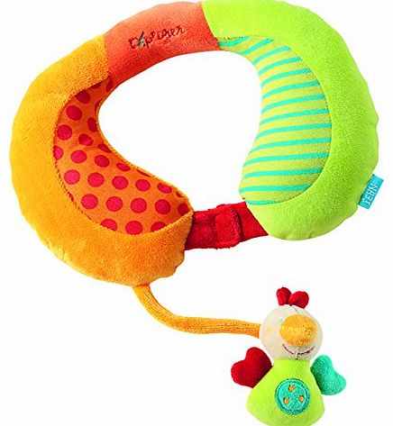 Fehn Explorer Baby Neck Support with Soft Toy Bird