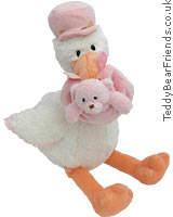 Baby Gund Girl Stork And Baby