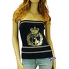 Knit Regal Tube Top (Navy)