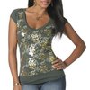 Prestige All Over Screen V-neck Top