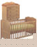 Cecilia Oak Cotbed & Dresser