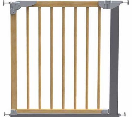 Designer Pressure Fit Safety Gate - Beech