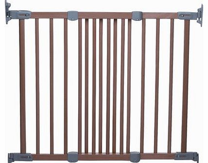 Super Flexi Fit Extending Wooden Safety Gate (Beech/Silver)