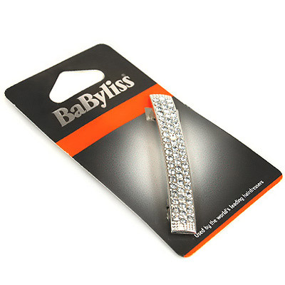 - Silver Jewel Barette Hair Clip
