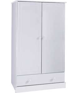 BabyStart Delfina Wardrobe - White