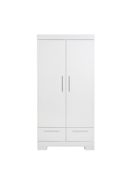 BabyStyle Aspen Wardrobe 2 Doors-White