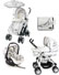 Lux 3in1 Travel System Aero White inc