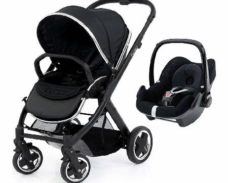 BabyStyle Oyster 2 Black/Black Pebble Set 1