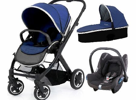 BabyStyle Oyster 2 Black/Navy Cabriofix Set 2