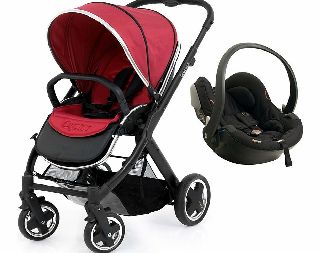 BabyStyle Oyster 2 Black/Tomato Set 1 Izi Go