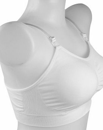 BabyTENS BLACK WHITE BEIGE MATERNITY NURSING SLEEP BRA 32-42 A B C D E F 1 OR A PACK OF 3 (X-Large 14-16, Beige)