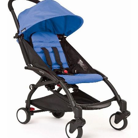 YoYo 6m+ Pushchair Blue With Black Frame