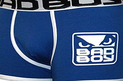 Bad Boy MMA Elite Underwear Boxer Shorts - Blue - Large