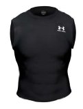 Baden UNDER ARMOUR HeatGear Sleeveless Tee Shirt Black