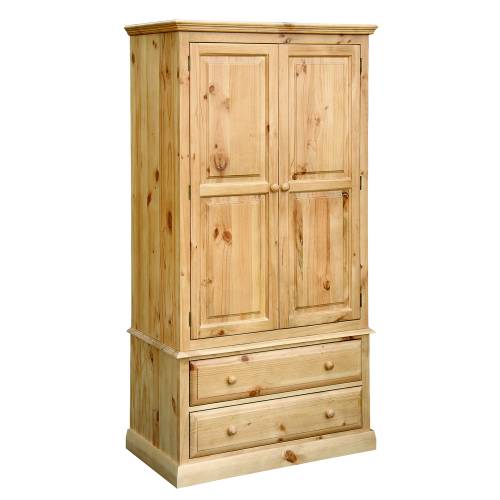 Badger Pine Furniture Badger Pine Gents Wardrobe