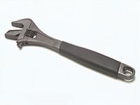 BAHCO 9071P Black Ergo Adj Wrench 8In Rev Jaw