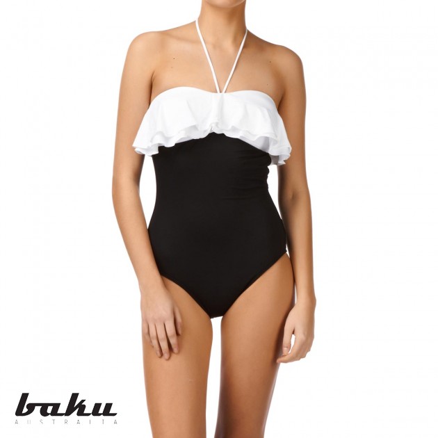 Baku Womens Baku Casablanca Frill Maillot Swimsuit -